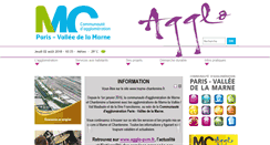 Desktop Screenshot of marne-chantereine.fr